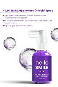 Hello Smıle Anında Ferahlık 3d Ağız Koku Önleyici Sprey ürün fotoğrafı