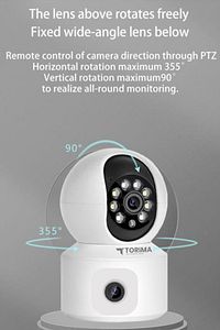 Cmr-10 360° Full Hd Çift Kamera 1080p Smart Ip Akıllı Kamera ürün fotoğrafı