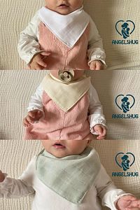 12 Adet %100 Organik Müslin Çift Katlı Bebek Fuları Yakalık Mama Ve Salya Önlüğü ürün fotoğrafı