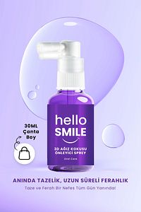 Hello Smıle Anında Ferahlık 3d Ağız Koku Önleyici Sprey ürün fotoğrafı