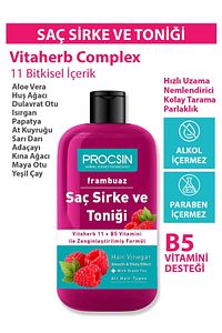 Yağ Dengeleyici Frambuazlı Saç Sirke Ve Toniği 250 ml ürün fotoğrafı