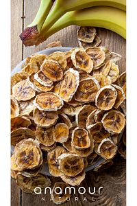 Muz Kurusu - Cips Muz (ŞEKERSİZ) - Kuru Meyve Kıtırı 25 Gram- Meyve Cipsi ürün fotoğrafı
