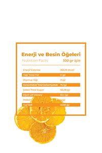 Kabuksuz Portakal Kurusu - Cips Portakal (Şekersiz) - Kuru Meyve Kıtırı 25 Gram ürün fotoğrafı