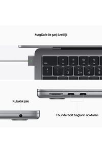 Macbook Air 13.6" M2 8gb 256gb Ssd Uzay Grisi ürün fotoğrafı