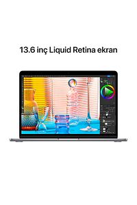 Macbook Air 13.6" M2 8gb 256gb Ssd Uzay Grisi ürün fotoğrafı