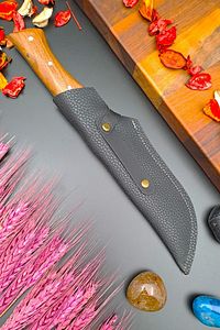 Outdoor Bıçak Piknik Rambo Doğa Dağ Kamp Bıçağı El Yapımı Kılıfl Hediyeli ( Ceviz Ağacı) 28 Cm ürün fotoğrafı