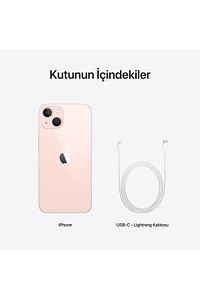 iPhone 13 128 GB Pembe Cep Telefonu (Apple Türkiye Garantili) ürün fotoğrafı