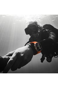 Watch Ultra 2 GPS + Cellular, 49mm Titanyum Kasa ve İndigo Alpine Loop - Orta Boy ürün fotoğrafı
