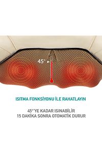 2024 Model Ovmalı Isıtmalı Masaj Aleti Boyun Sırt Bel Omuz Tüm Vücut Masaj Cihazı ürün fotoğrafı