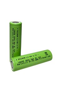 18650 3.7V (Volt) 3200 MaH(Amper) 3C Lityum Şarj edilebilir 10 Adet Pil(Batarya) ürün fotoğrafı