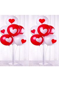 2 Adet Balon Süsleme Standı 7li Çubuklu Ikili Set Ayaklı Stand ürün fotoğrafı