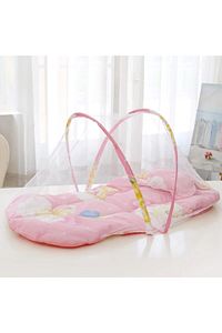 Katlanabilir Bebek Cibinlik Sineklik Seti, 92 Cm - Pembe ürün fotoğrafı