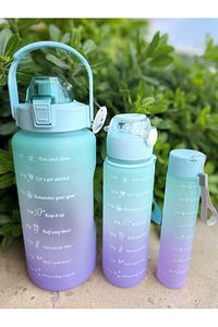 3'lü motivasyon suluk seti 2.000 ML - 750 ML- 300 ML 3’lü se ürün fotoğrafı