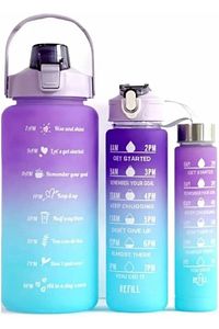 3'lü motivasyon suluk seti 2.000 ML - 750 ML- 300 ML 3’lü se ürün fotoğrafı