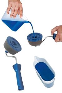 Paint Roller Damlatmayan Boya Rulosu Pratik Sızdırmaz Silikon Ve Su Bazlı Duvar Bahçe Boya Rulosu ürün fotoğrafı