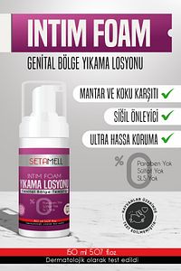 Genital Bölge Koku Mantar Akıntı Giderici Beyazlatma Etkili Intim Köpüğü 150 ml ürün fotoğrafı