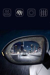 Hyundai Renault Uyumlu Oto Dış Ayna Yağmur Cam Film Araba Yan Dikiz Aynası Filmi Buğu Önleyici ürün fotoğrafı