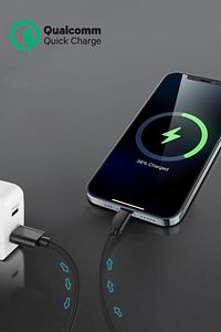 Iphone Tüm Serilere Uyumlu Ios Lightning Şarz Kablosu Aktarım Kablosu Yeni Nesil Hızlı Şarj ürün fotoğrafı