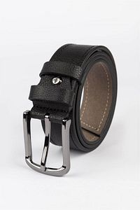 Erkek 4 Cm Spor Siyah Kemer ürün fotoğrafı