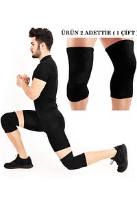 2'li Fitness Spor Dizlik, Ortopedik Antrenman Dizliği , Knee Sleeve Unisex Koşu Dizliği Spor Dizliği ürün fotoğrafı