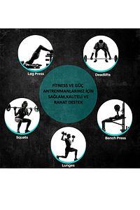 Ağırlık Kemeri Kas Geliştirme Kemeri Fitness Kemeri Ağırlık Kaldırma Kemeri Bel Destek Kemeri ürün fotoğrafı