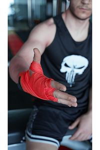 Boks Kickbox Muay Thai Sanda El Bandajı 3,5 Metre X 2 Adet Çift Boks Bandajı Sargı Bandaj ürün fotoğrafı