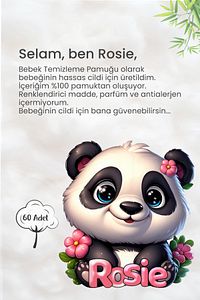 %100 Doğal Bebek Temizleme Pamuğu 6'lı Paket ürün fotoğrafı