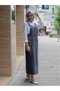 Denim Salopet 130 Cm ürün fotoğrafı