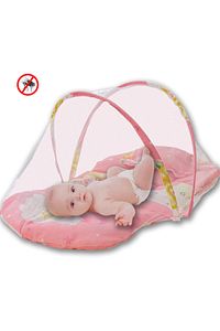 Katlanabilir Bebek Cibinlik Sineklik Seti, 92 Cm - Pembe ürün fotoğrafı