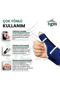 Baş Parmak Ateli Destekli El Bilek Splinti Yüksek Kalite Tespit Ateli ürün fotoğrafı