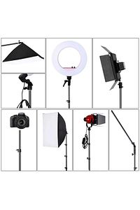 Tripod Ayaklı Selfie Işığı için Tripod Ayaklık 2 Metre Tripot 3lü Ayak ürün fotoğrafı