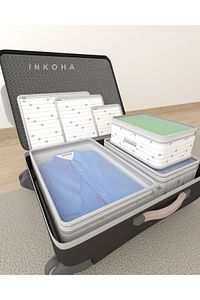 6 lı Bavul Düzenleyici Valiz Organizer  set ürün fotoğrafı