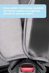 Multifix Aero Plus 9-36kg Isofix Oto Koltuğu Gri ürün fotoğrafı