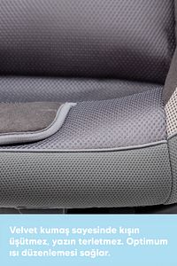 Multifix Aero Plus 9-36kg Isofix Oto Koltuğu Gri ürün fotoğrafı