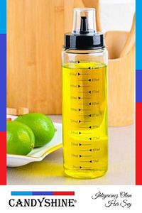 Sızdırmaz Premium Cam Yağlık Damlatmaz Şık Cam Yağdanlık Akıtmaz Lüx Cam Yağ Sirke Şişesi 500 ml ürün fotoğrafı