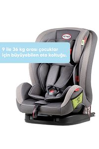 Multifix Aero Plus 9-36kg Isofix Oto Koltuğu Gri ürün fotoğrafı