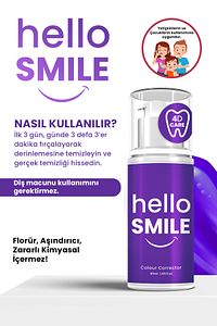 Hello Smile Anında Beyazlatıcı Diş Jeli 50 ml ürün fotoğrafı
