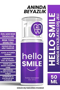Hello Smile Anında Beyazlatıcı Diş Jeli 50 ml ürün fotoğrafı