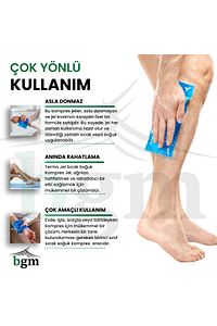 Sıcak Soğuk Termo Jel Küçük Boy 13x13 Yüksek Kalite Cold Pack Kompres Buz Jel ürün fotoğrafı