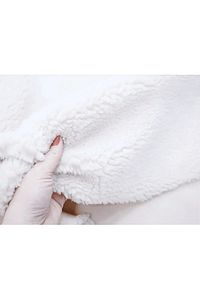 Peluş Teddy Puffy Dekoratif Yastık Kırlent Kılıfı 43x43 ürün fotoğrafı