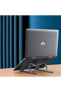 Katlanabilir Ayarlı Dizüstü Alüminyum Notebook Stand Macbook Tablet Laptop Standı ürün fotoğrafı