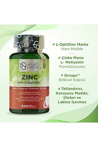 Zinc 15 Mg 200 Kapsül ürün fotoğrafı
