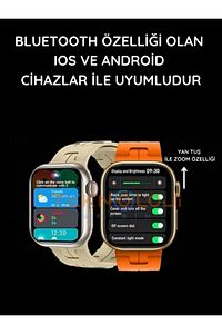 Watch 9 Mini Akıllı Saat Smart Watch 41mm 1.75inç Amoled Ekran Chatgpt 128mb Hafıza Kordon Hediyeli ürün fotoğrafı