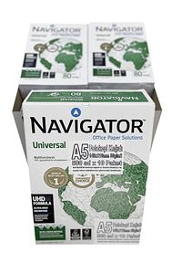 A5 (148x210mm) NAVİGATÖR YARIM BOY FOTOKOPİ KAĞIDI 500 Ad x 10 PAKET ürün fotoğrafı