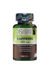 Supreme Caffeine Takviye Edici Gıda 200 Mg 100 Kapsül ürün fotoğrafı
