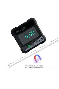 Dijital Scoliometer Skolyoz Ölçüm Cihazı Inklinometer Ekranlı Eğim Ölçümü Fonksiyonel Dijital Eğim Ö ürün fotoğrafı