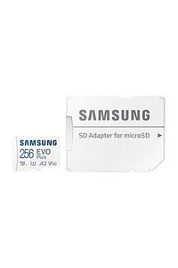 Evo Plus 256gb Microsd Mb-mc256ka/tr - 130 Mb/sn Beyaz Hafıza Kartı (Samsung Türkiye Garantili) ürün fotoğrafı