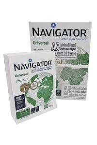 A5 (148x210mm) NAVİGATÖR YARIM BOY FOTOKOPİ KAĞIDI 500 Ad x 10 PAKET ürün fotoğrafı