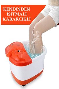Sıcaklık Kontrollü Ayak Spa Isı Masaj Banyosu Pedikür Leğeni Kendinden Isıtmalı ürün fotoğrafı