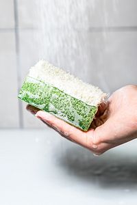Doğal Kabak Lifli El Yapımı 2'li Eşek Sütü Ballı Aloe Vera Sabunu Premium Set ürün fotoğrafı